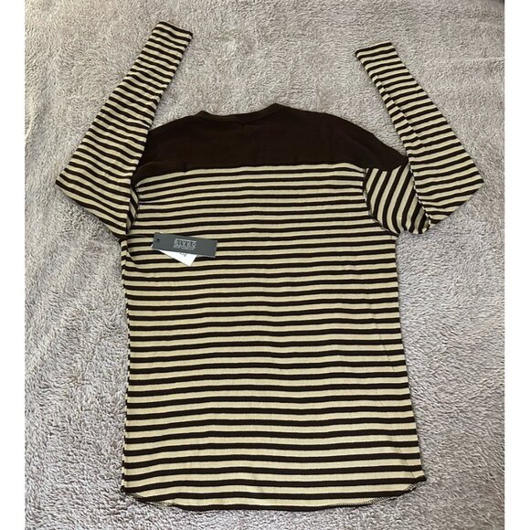 Jordan Craig Shirt Mens Long Sleeve Knit Thermal Striped Size XL New - Picture 9 of 10